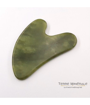 Gua Sha Coeur De Massage Aventurine Verte A 80 mn