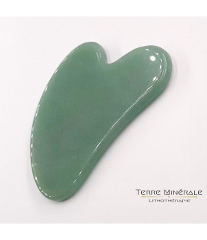 Gua Sha Coeur De Massage Jade Nephrite AB 80 mn