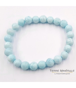 Bracelet Hemimorphite AA Boule 8mm