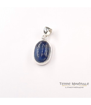 Pendentif Cyanite Bleue AA+ Argent 925