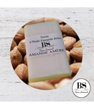 AMANDE AMÈRE SAVON PARFUMÉ ARTISANAL 120 GRS - BOUGIES SENTEURS®