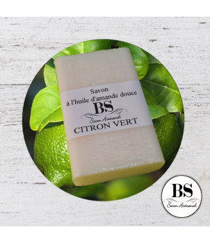 CITRON VERT SAVON PARFUMÉ ARTISANAL 120 GRS - BOUGIES SENTEURS®