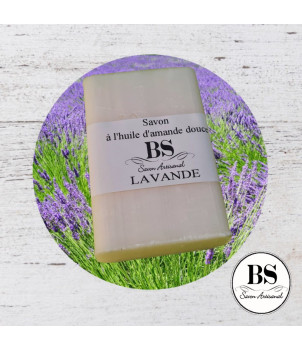 LAVANDE SAVON PARFUMÉ ARTISANAL 120 GRS - BOUGIES SENTEURS GRASSE