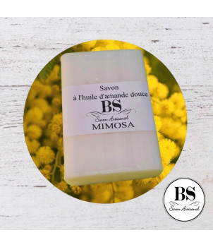 MIMOSA SAVON PARFUMÉ ARTISANAL 120 GRS - BOUGIES SENTEURS GRASSE