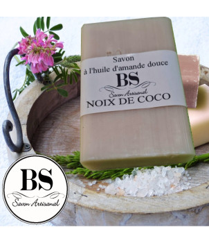 NOIX DE COCO SAVON PARFUMÉ ARTISANAL 120 GRS