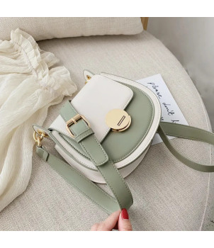 Sac à main bandouliere Tiphanie Faux cuir Vert