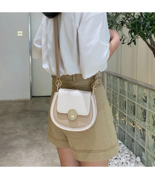 Sac à main bandouliere Tiphanie Faux cuir Kaki