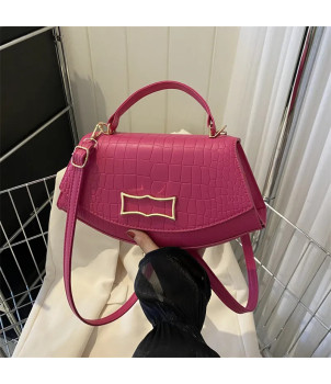 Sac à main bandouliere Leslie Faux cuir Rose