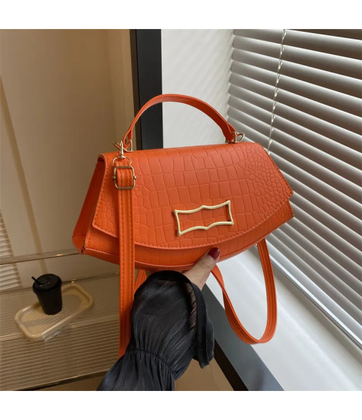 Sac à main bandouliere Leslie Faux cuir Orange