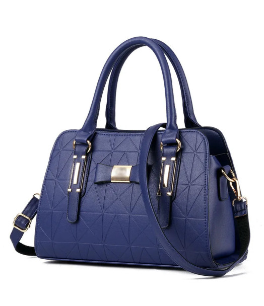 Sac à main bandouliere Sophie Faux cuir bleu Marine