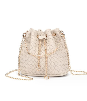 Sac à main bandouliere Estelle Faux cuir Beige