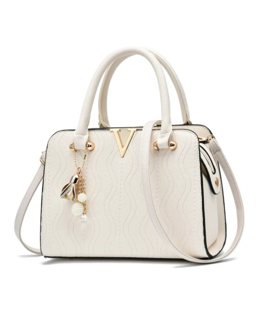 Sac à main bandouliere Clara Faux cuir Blanc