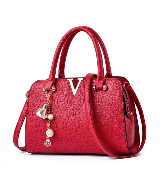 Sac à main bandouliere Clara Faux cuir Rouge