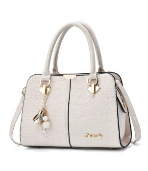 Sac à main bandouliere Elsa Faux cuir Blanc