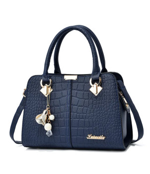 Sac à main bandouliere Elsa Faux cuir Bleu Marine