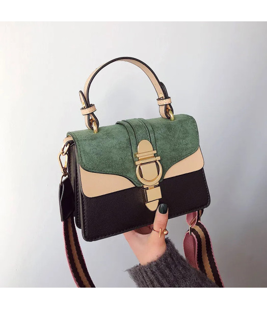 Sac à main bandouliere Christelle Faux cuir Vert