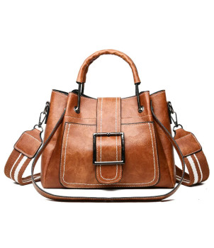 Sac à main bandouliere Emma Faux cuir Marron