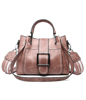 Sac à main bandouliere Emma Faux cuir Rose