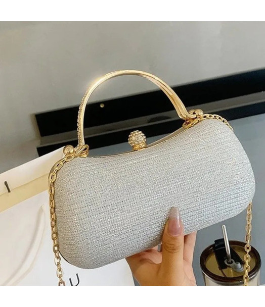 Sac à main bandouliere Samantha Faux cuir blanc