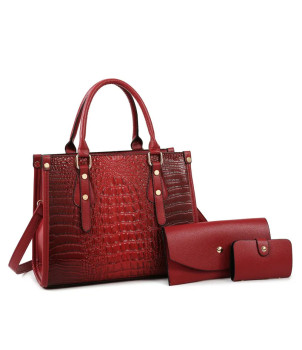 Sac bandoulière Faux cuir Rouge Ambre