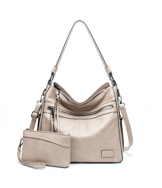 Sac fourre-tout 2 pièces Beige Adèle