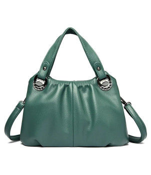 Sac à main bandouliere Faux cuir Vert Elsa