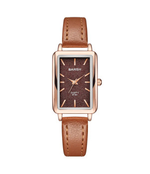 MONTRE FEMME FANTAISIE AVEC BRACELET MARRON STEPHANIE