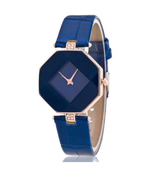 MONTRE FEMME FANTAISIE AVEC BRACELET BLEU ALESSANDRA