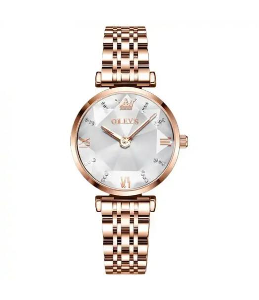 MONTRES QUARTZ FEMME CADRAN BLANC 6642