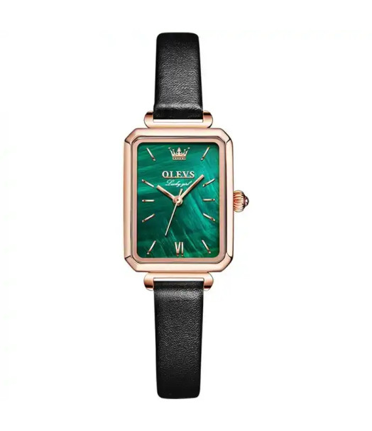 MONTRES QUARTZ FEMME CADRAN VERT 6664