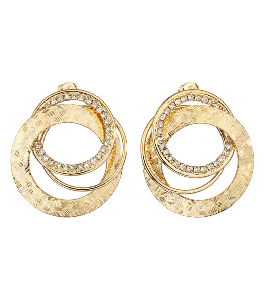 Boucles d'Oreilles Cercles Crystals From Swarovski® 6638-02