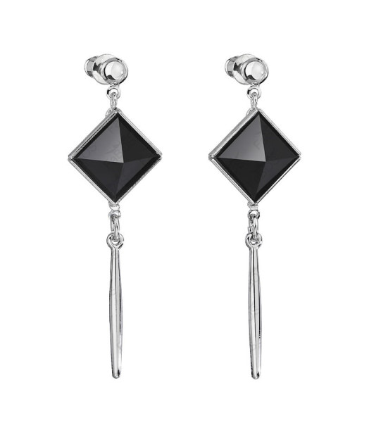 Boucles d'Oreilles Pyramide Crystals From Swarovski® 6251-03-Rh