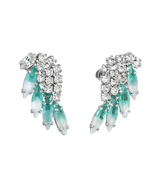 Boucles d'Oreilles Aile Albâtre Crystals From Swarovski® 6294-04-Rh