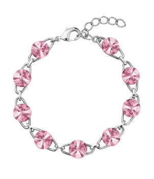 Bracelet Rivoli rose 8 mn From Swarovski® 0932-14-Rh