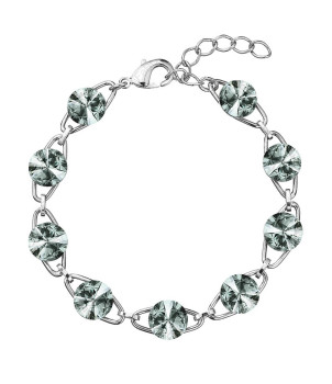 Bracelet Rivoli Black 8 mn From Swarovski® 0932-04-Rh