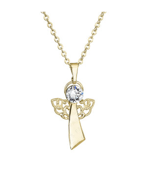 Collier Ange plaqué Or From Swarovski® 6324-02-Au