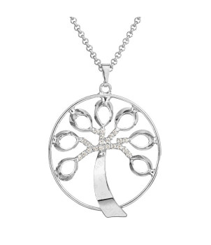 Collier Arbre de Vie Cristal From Swarovski® 6291-02-Rh