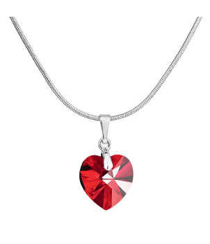 Collier Coeur Siam Cristal From Swarovski® 4884-03-Rh