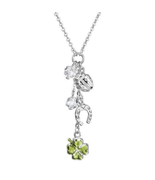 Collier Pompom Lucky Cristal From Swarovski® 6078-02-Rh