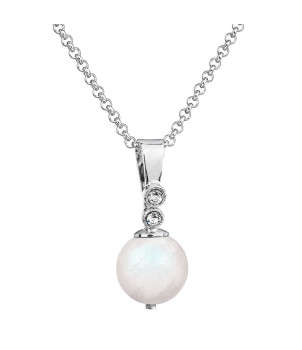 Collier Perle 12mn Cristal From Swarovski® 6115-02-Rh