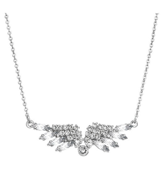 Collier Ailes de Cristaux Cristal From Swarovski® 6047-02-Rh