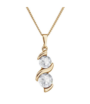 Collier Suzie plaqué Or Cristal From Swarovski® 1250-02-Au