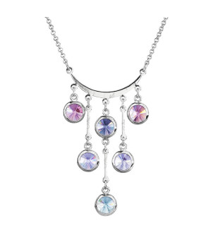 Collier Rose Rivoli Cristal From Swarovski® 5541-40-Rh