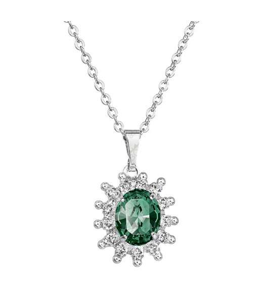 Collier Kate Emeraude From Swarovski® 6030-03-Rh