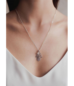 Collier Perle de Fatima From Swarovski® 6055-02-Rh