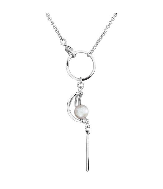 Collier Perle grise From Swarovski® 6223-03-Rh