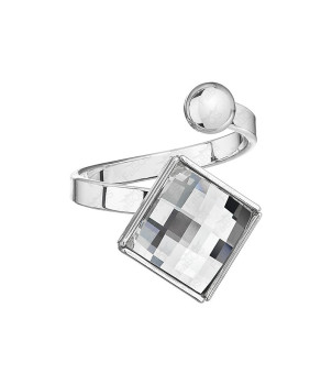 Bague Pyramide 10mn Cristal From Swarovski® 0869-02-Rh