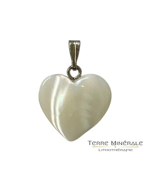 Pendentif coeur Nacre 15 mn