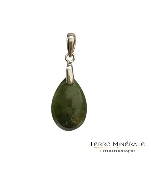 Pendentif Jade - Argent 0.925 rhodié