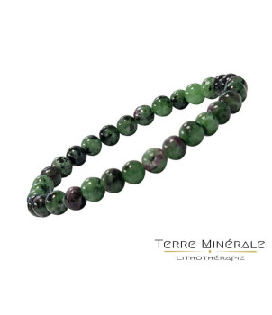 Bracelet Rubis Zoisite 8 mm